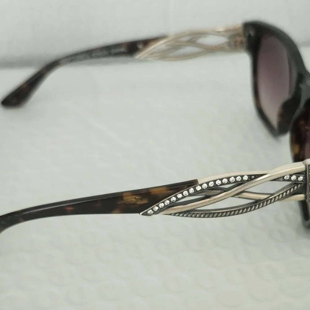 Brighton Neptune's Rings Swirl Sunglasses Tortoise Shell Frames - UC with tin - Picture 4 of 6